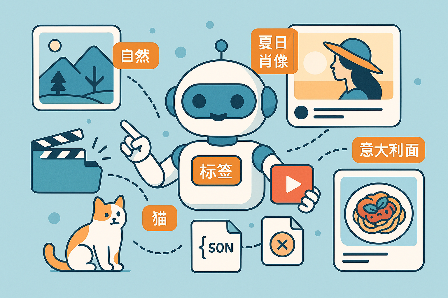 Tager 自动打标签项目示意图